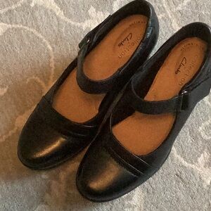 Clarks Black Mary Jane Shoes